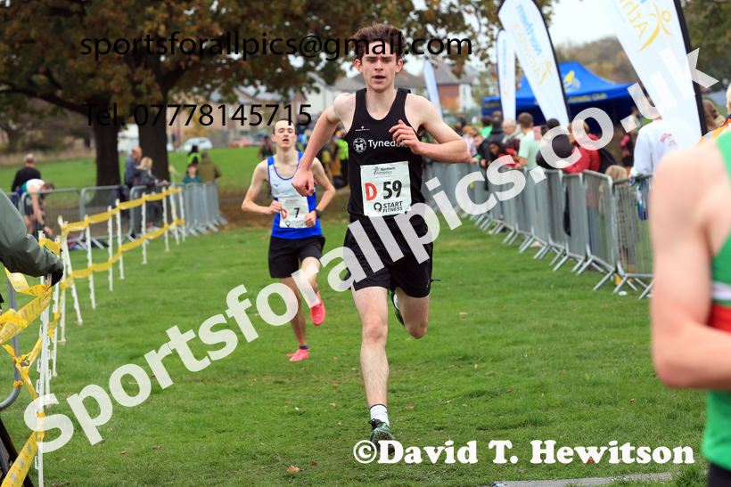 Senior Mens relay, 2025 Northern Cross Country Relays, Graves Park, Sheffield. Photo: David T. Hewitson/Sports for All Pics
